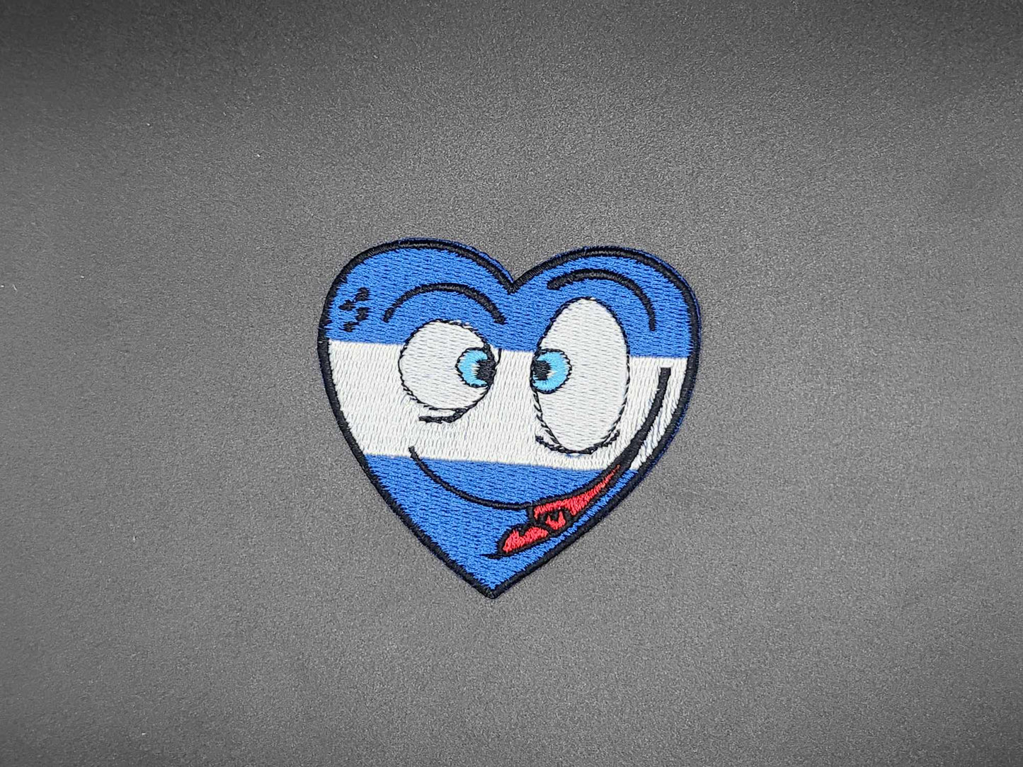 embleem hart met ogen