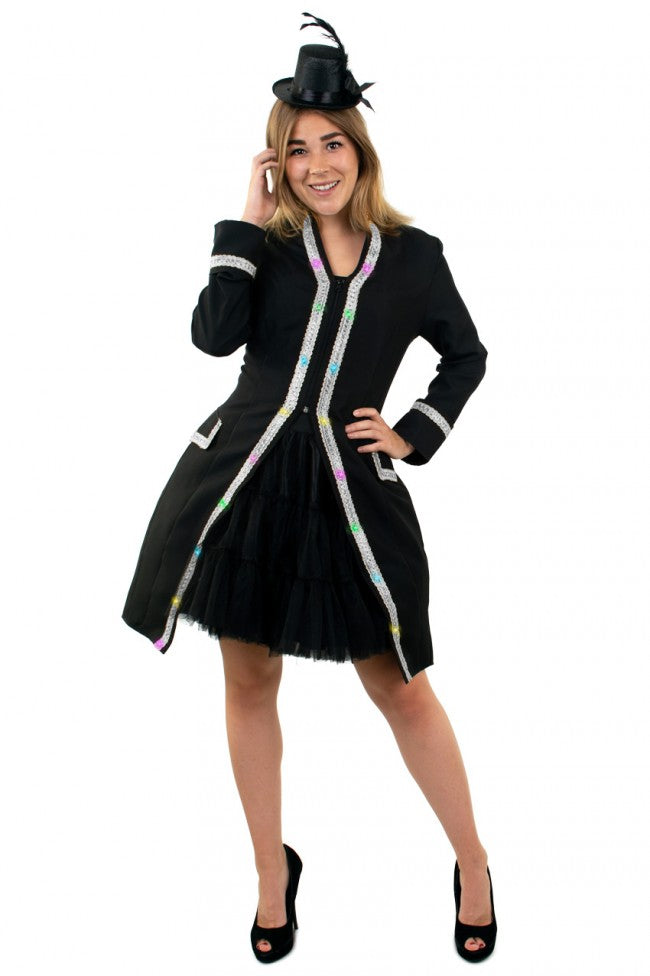 Jas met verlichting zilver dames