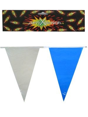 Vlaggenlijn blauw/wit 10 meter