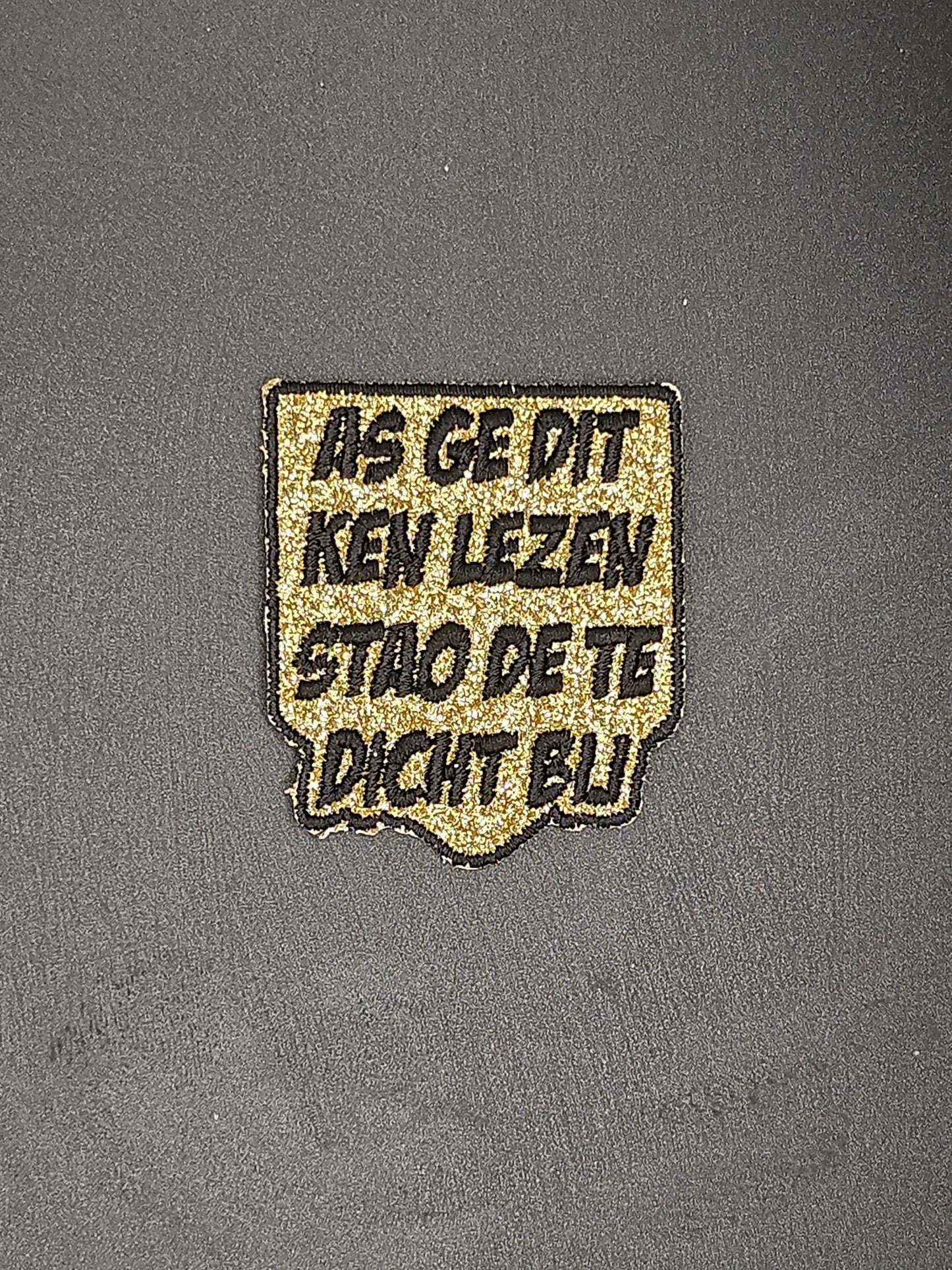 As ge dit ken lezen stao de te dicht bij