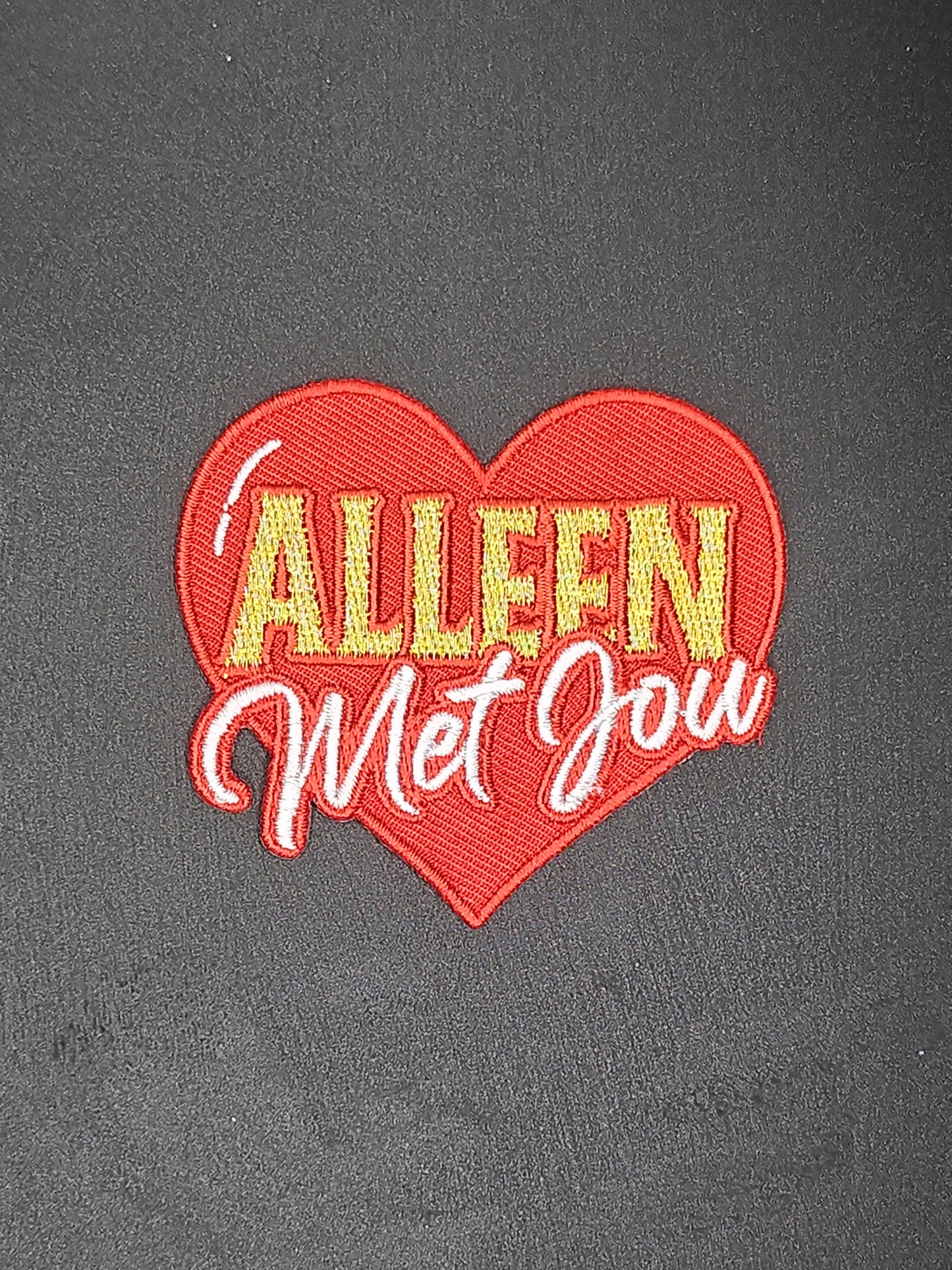 Aleen met jou