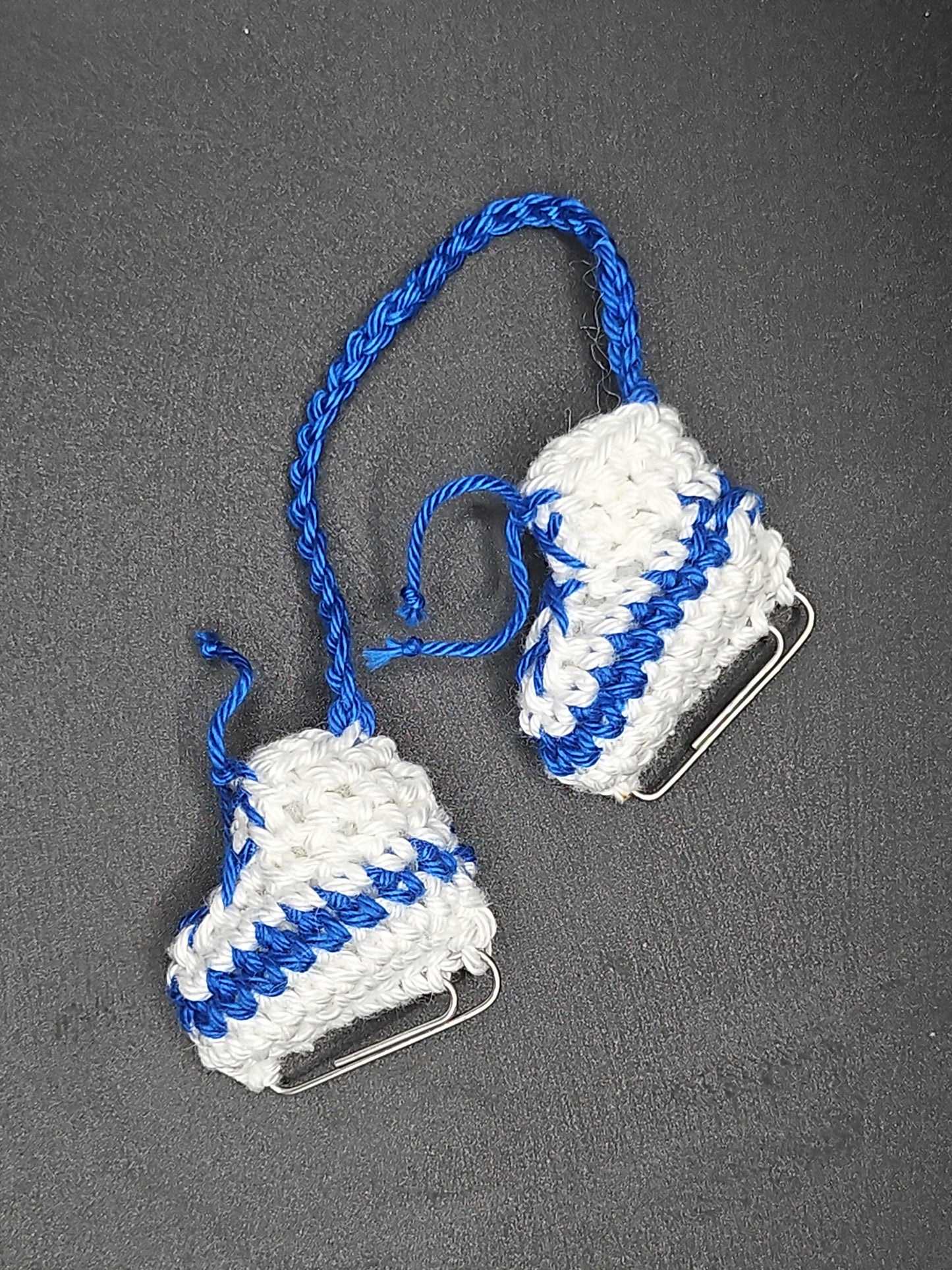 Gehaakte mini schaatsen
