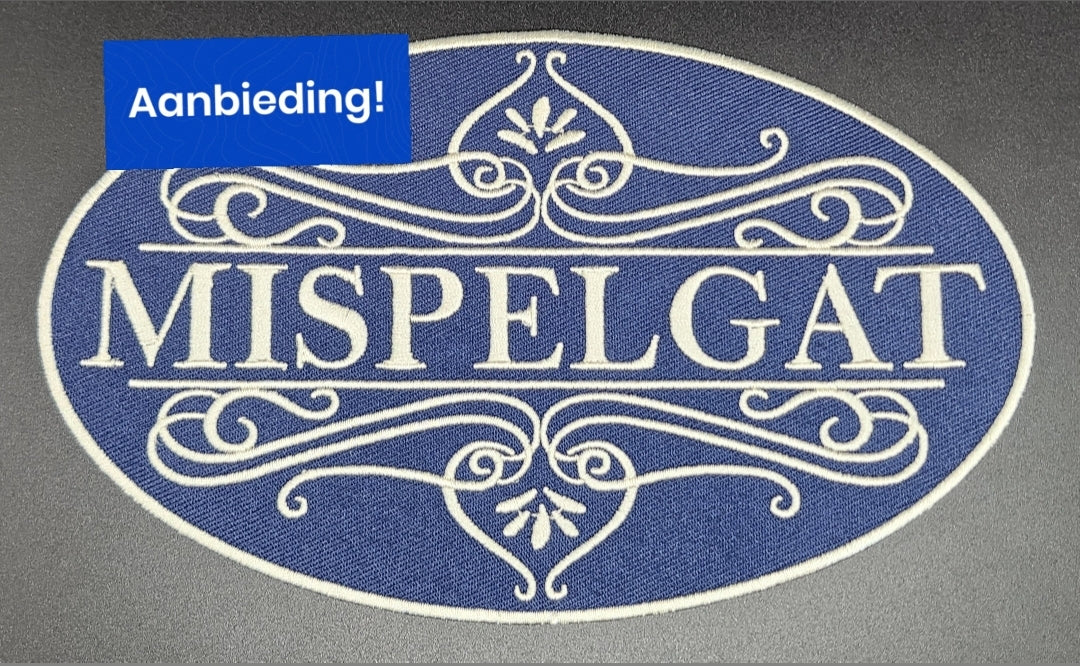 Embleem mispelgat kader (rug stuk)