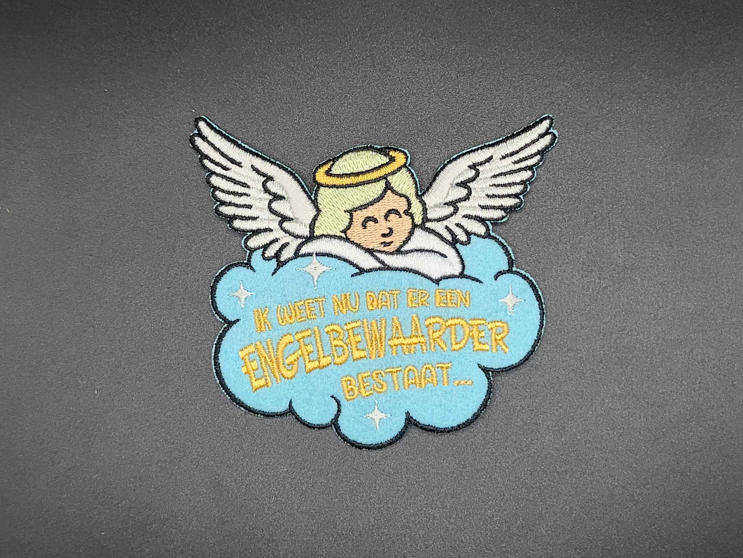 embleem engelbewaarder blauw