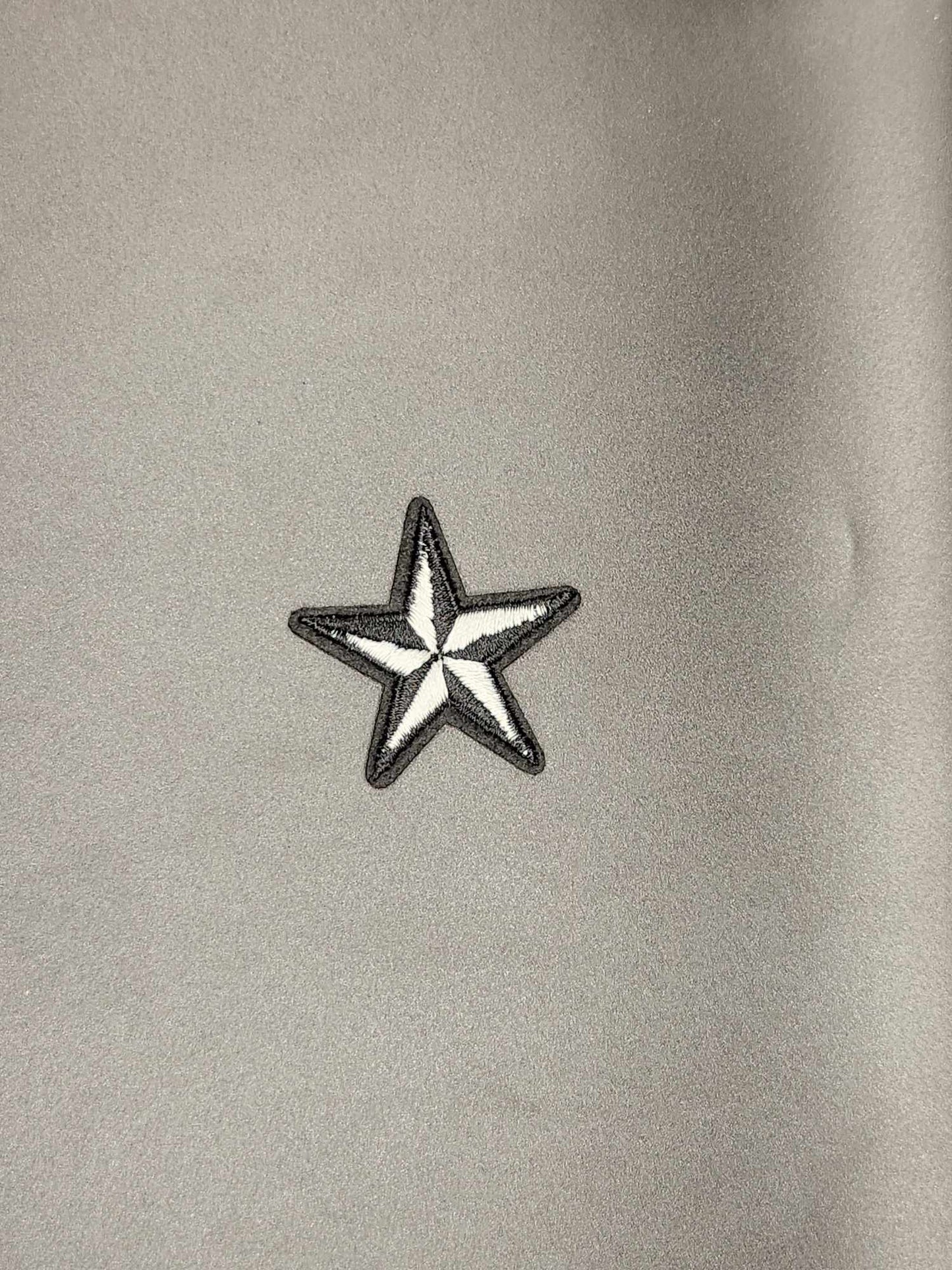 Embleem ster zwart/wit
