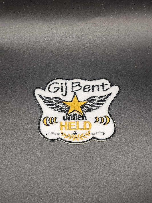 Embleem gij bent unnen held