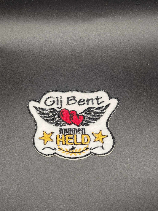 Embleem gij bent munnen held