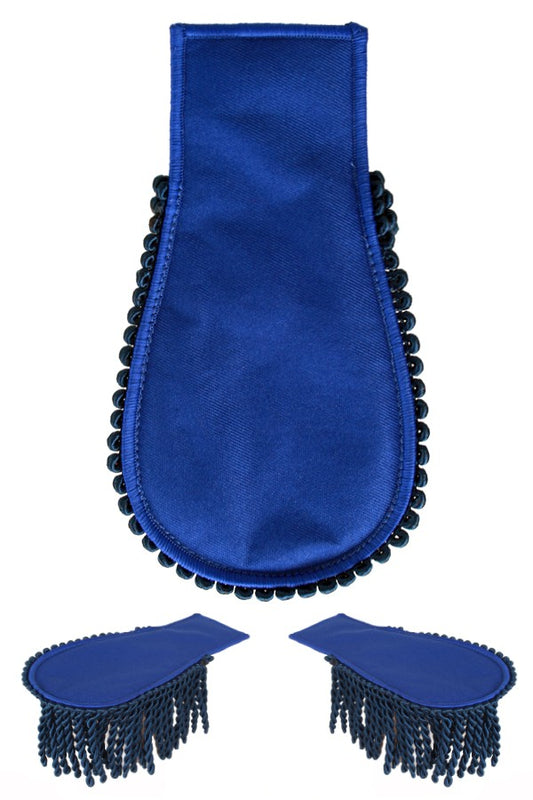 Set schouder epaulette blauw