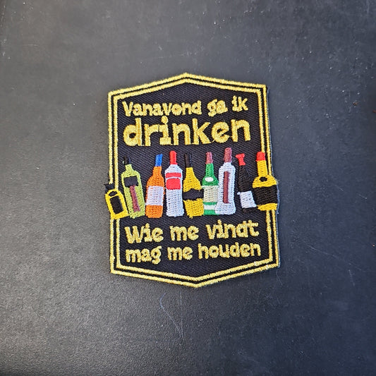 Vanavond ga ik drinken