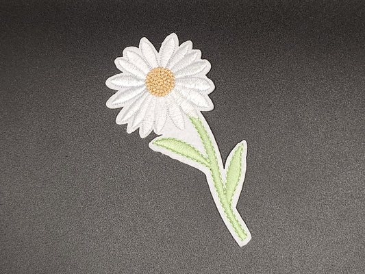 Embleem witte bloemen