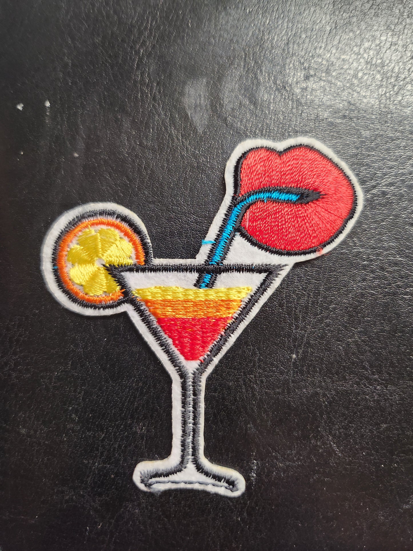 Embleem cocktail glas