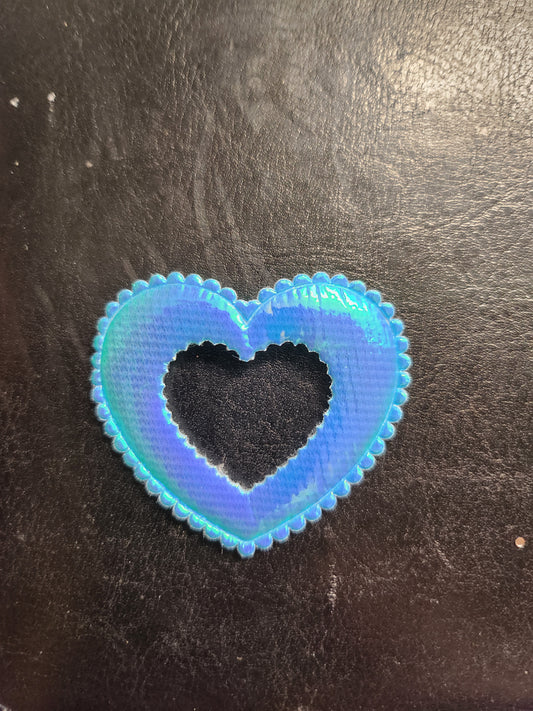 Embleem open hart