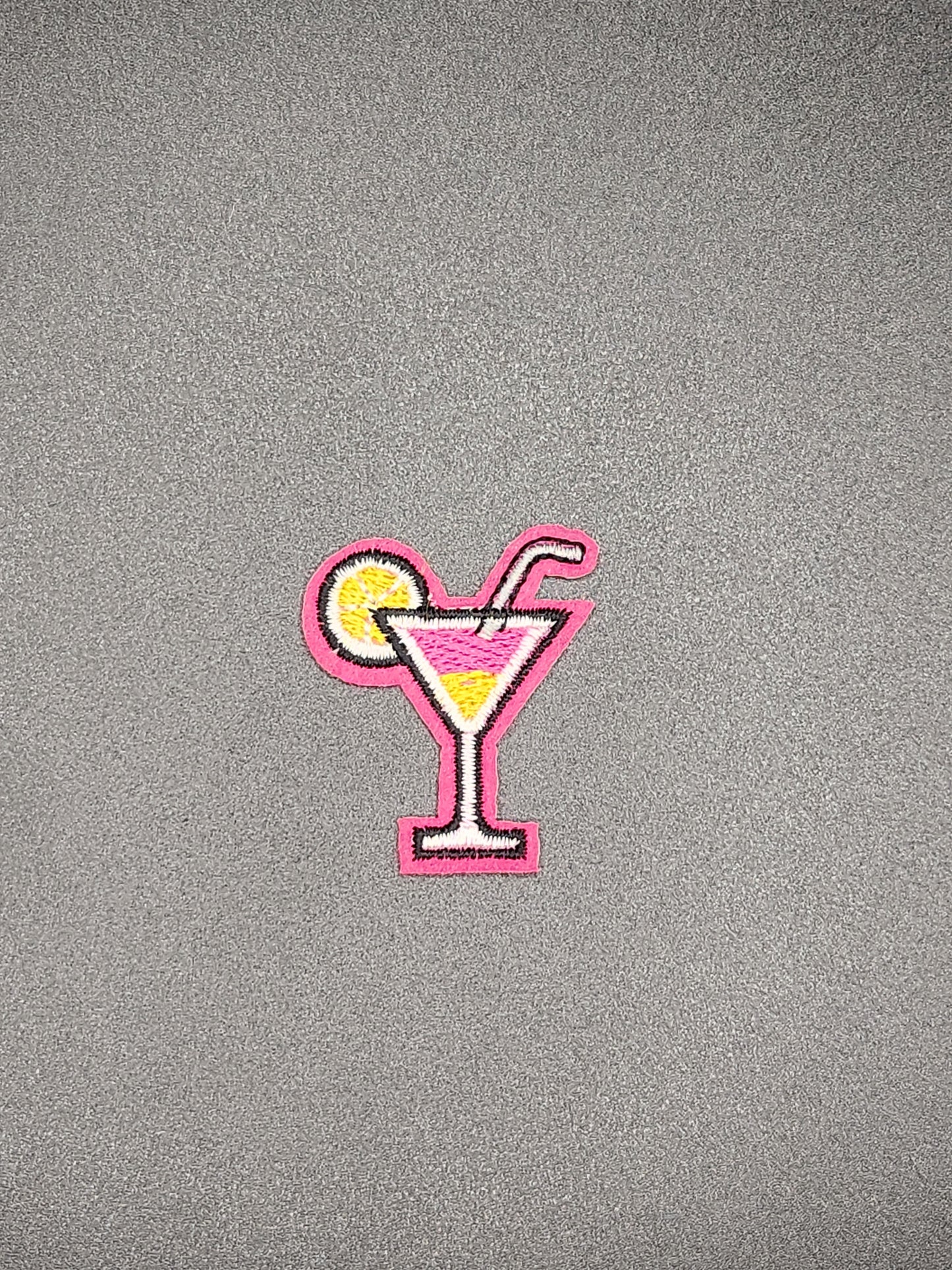 Embleem cocktail glasje 